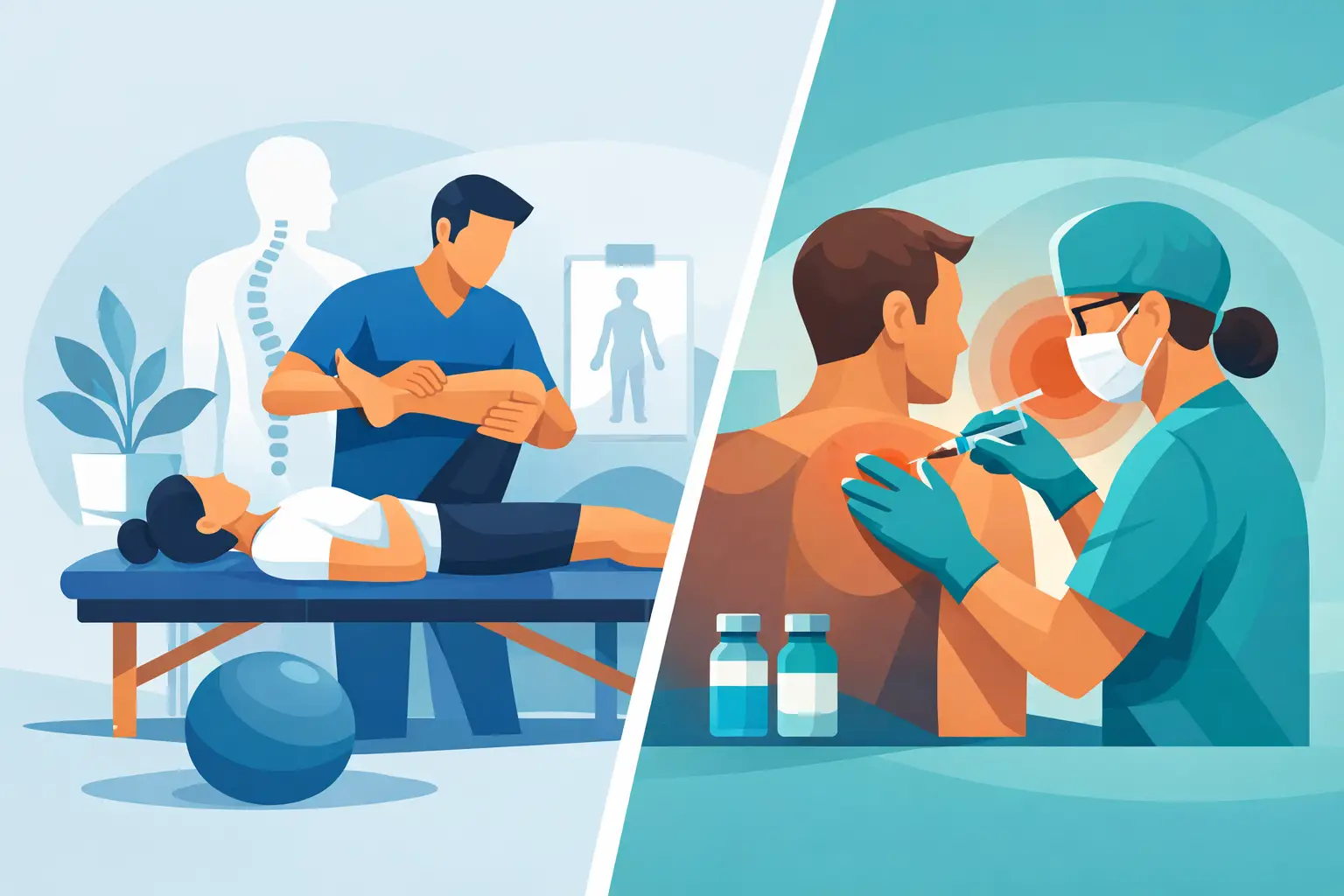 Physical Therapy vs Pain Injections